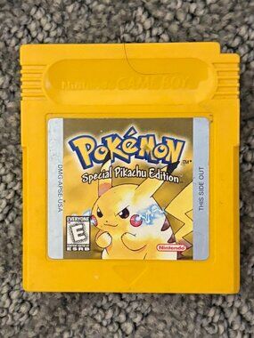 Pokemon Yellow Version (Nintendo Gameboy Color, 1998) Authentic Original Game